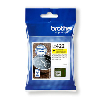 Brother LC422Y Lc-422Y Ink Cartridge 1 PcS LC422Y