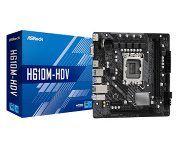 Asrock 90-MXBHS0-A0UAYZ H610M-Hdv Intel H610 Lga 1700 90-MXBHS0-A0UAYZ