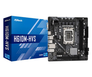 Asrock 90-MXBHT0-A0UAYZ H610M-Hvs Intel H610 Lga 1700 90-MXBHT0-A0UAYZ