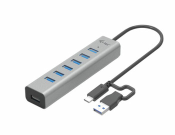 i-tec C31HUBMETAL703 Usb-C Charging Metal Hub 7 C31HUBMETAL703