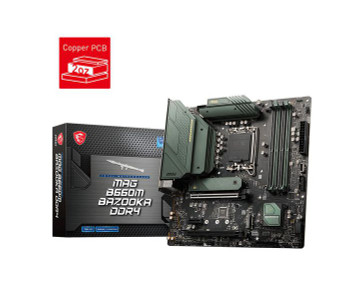 MSI MAG B660M BAZOOKA DDR4 Motherboard Intel B660 Lga MAG B660M BAZOOKA DDR4