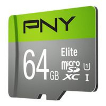 PNY P-SDUX64U185GW-GE Elite 64 Gb Microsdxc Class 10 P-SDUX64U185GW-GE