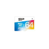 Silicon Power SP064GBSTXBU1V20SP Elite 64 Gb Microsdxc Uhs-I SP064GBSTXBU1V20SP