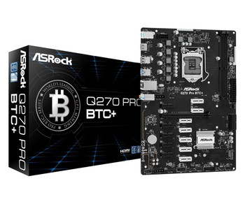 Asrock Q270 PRO BTC+ Intel Q270 Lga 1151 Socket Q270 PRO BTC+