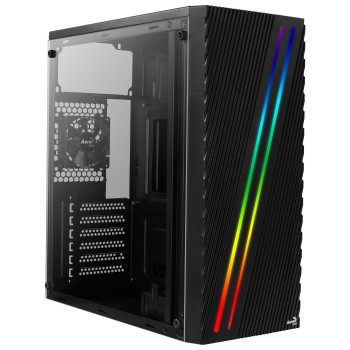AeroCool ACCM-PV19012.11 Streak Midi Tower Black ACCM-PV19012.11