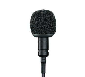 Shure MVL-3.5MM Mvl Black Lavalier/Lapel MVL-3.5MM