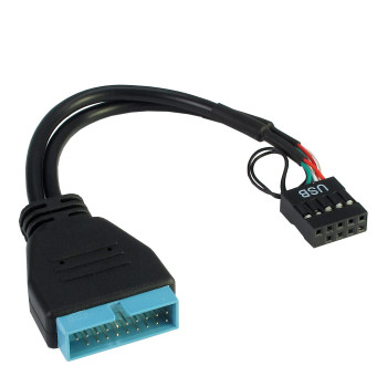 Inter-Tech 88885217 Usb Cable 0.15 M Black 88885217