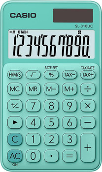Casio SL-310UC-GN Calculator Pocket Basic Green SL-310UC-GN