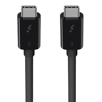 Belkin F2CD084BT0.8MBK 0.8 M 40 Gbit/S Black F2CD084BT0.8MBK