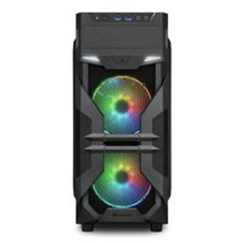 Sharkoon 4044951026869 Vg7-W Rgb Midi Tower Black 4044951026869