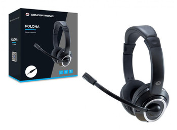 Conceptronic POLONA02B Headphones/Headset Wired POLONA02B