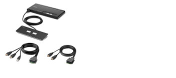 Belkin F1DN202MOD-HH-4 Kvm Switch Black F1DN202MOD-HH-4
