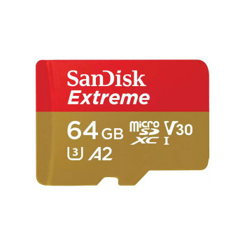 Sandisk SDSQXAH-064G-GN6GN Extreme 64 Gb Microsdxc Uhs-I SDSQXAH-064G-GN6GN