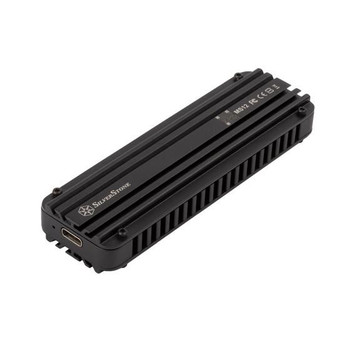 Silverstone SST-MS12 Ms12 Ssd Enclosure Black M.2 SST-MS12