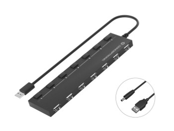 Conceptronic HUBBIES08B Hubbies 7-Port Usb 2.0 Hub HUBBIES08B