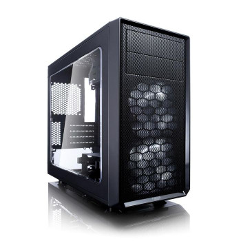 Fractal Design FD-CA-FOCUS-MINI-BK-W Focus G Mini Mini Tower Black FD-CA-FOCUS-MINI-BK-W