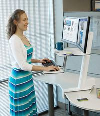 Ergotron 33-349-211 WORKFIT-S DUAL SIT-STAND 33-349-211