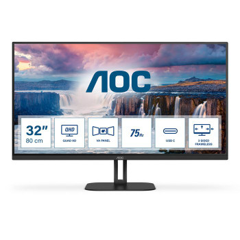 AOC Q32V5CE/BK Q32V5CE 31.5IN 80.01CM VA Q32V5CE/BK