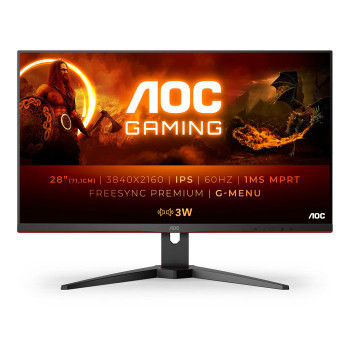 AOC U28G2AE/BK U28G2AE/BK 71.12CM 28IN U28G2AE/BK