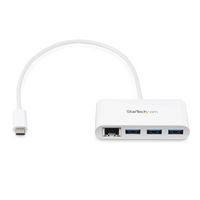 StarTech.com HB30C3A1GEA 3PT USB 3.0 HUB + GBE - USB-C HB30C3A1GEA
