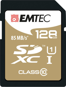 Emtec ECMSD128GXC10GP SD Card 128GB SDXC CLASS10 ECMSD128GXC10GP