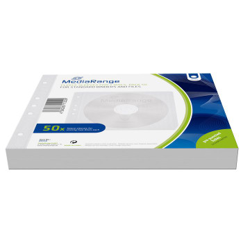 MediaRange BOX60 Case sleeve f 2 Disc wht 50er BOX60