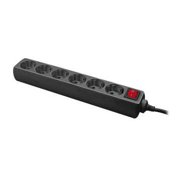 LogiLink LPS202B Steckdosenleiste 6-fach1.4m LPS202B