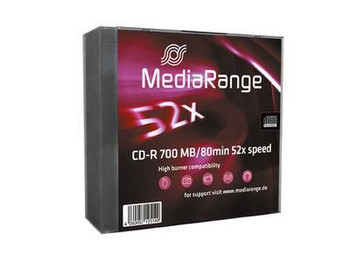 MediaRange MR205 CD-R 700MB 10pcs Slimcase 52x MR205