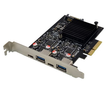 MicroConnect MC-PCIE-648 PCIe X4 ASM3142 10Gbps USB3.1 MC-PCIE-648