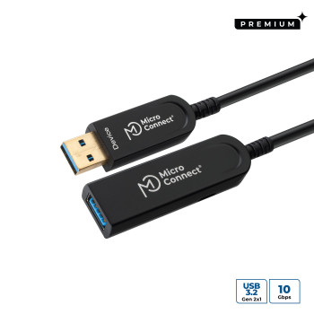 MicroConnect MC-USB3.0AAF20AOP Premium Optic fiber USB 20m. MC-USB3.0AAF20AOP