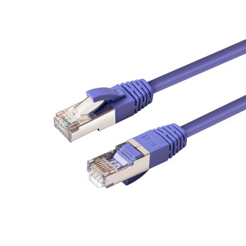 MicroConnect MC-SFTP6A20P CAT6A S/FTP 20m Purple LSZH MC-SFTP6A20P