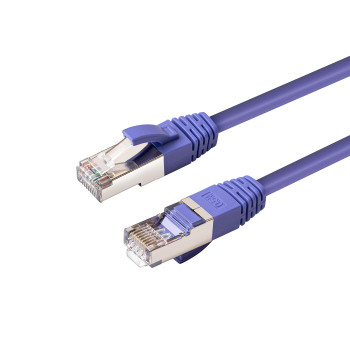 MicroConnect MC-SFTP6A005P CAT6A S/FTP 0.5m Purple LSZH MC-SFTP6A005P