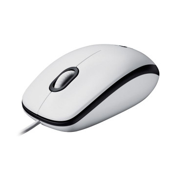 Logitech 910-006764 M100. Corded mouse. White 910-006764