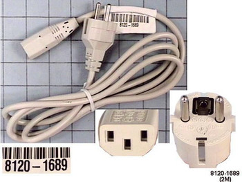 HP 8120-1689 POWER CORD 220V. EUR. HP 8120-1689