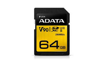 ADATA ASDX64GUII3CL10-C 64GB UHS-II-U3. SD 4.0 ASDX64GUII3CL10-C