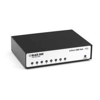 Black Box IC1023A 8 PORT USB HUB RS232 IC1023A