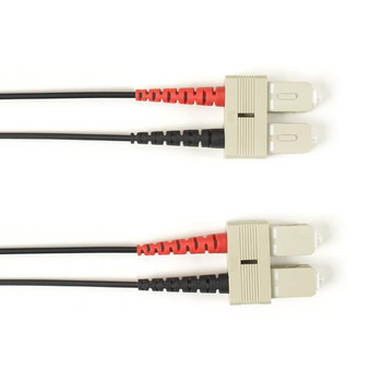 Black Box FOLZH50-002M-SCSC-BK 50 MM FO PATCH CABLE DUPLX. FOLZH50-002M-SCSC-BK