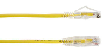 Black Box C6APC28-YL-10 SLIM-NET CAT6A PATCH CABLE C6APC28-YL-10