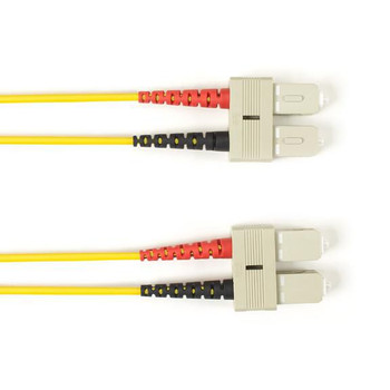 Black Box FOCMPM4-015M-SCSC-YL OM4 MM FO PATCH CABLE DUPLX. FOCMPM4-015M-SCSC-YL