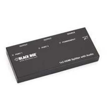 Black Box AVSP-HDMI1X2 1 X 2 HDMI SPLITTER W/ AUDIO AVSP-HDMI1X2