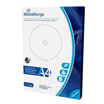 MediaRange MRINK132 Etiketten f CD/DVD/BD 100er MRINK132