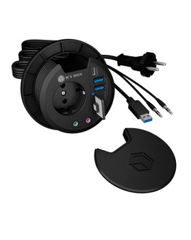 ICY BOX IB-HUB1430-CR Multiport 2xUSB 3.0 Type-A IB-HUB1430-CR