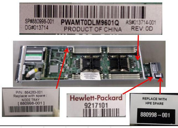 Hewlett Packard Enterprise 880998-001 SPS-PCA SYSTEM BOARD 880998-001