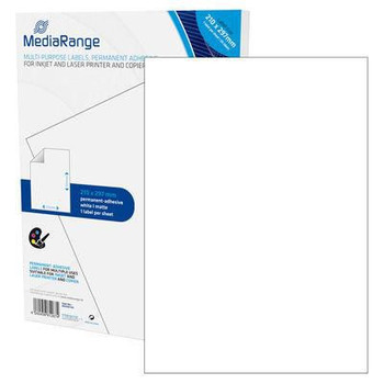MediaRange MRINK140 Etiketten wht 210x297mm MRINK140