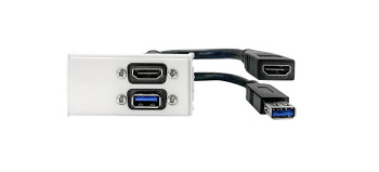 Vivolink WI221295 Outlet Panel HDMI. USB3.0 WI221295
