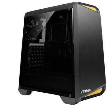 Antec 0-761345-80013-6 Nx100 Midi Tower Black. Yellow 0-761345-80013-6