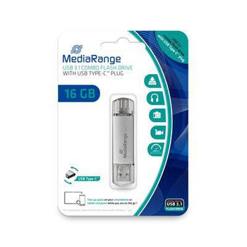 MediaRange MR935 USB-Stick 16 GB USB 3.1 combo MR935