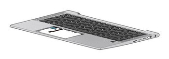 HP M07132-261 SPS-TOPCVR W/KB UMA BL PVCY BG M07132-261