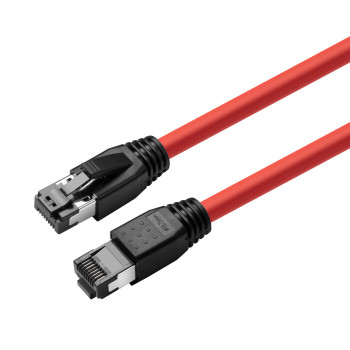 MicroConnect MC-SFTP805R CAT8.1 S/FTP 5m Red LSZH MC-SFTP805R