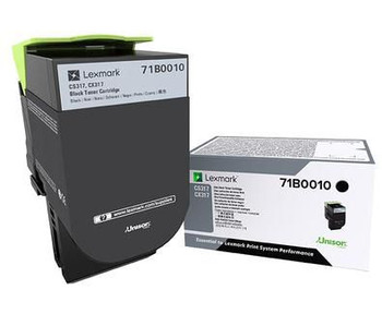 Lexmark 71B0010 TONER REGULAR OPEN BLACK CRTG 71B0010